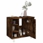 vidaXL Ντουλάπι Μπάνιου Καπνιστή Δρυς 60x32x53,5 εκ Επεξεργασμένο Ξύλο