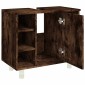 vidaXL Ντουλάπι Μπάνιου Καπνιστή Δρυς 60x32x53,5 εκ Επεξεργασμένο Ξύλο