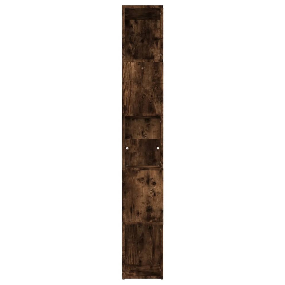 vidaXL Βιβλιοθήκη Καπνιστή Δρυς 45 x 24 x 160 εκ. Επεξεργασμένο Ξύλο