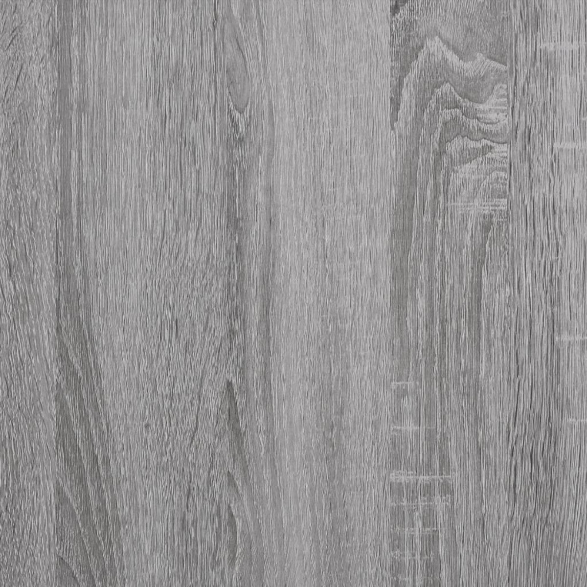 vidaXL Βιβλιοθήκη Γκρι Sonoma 45 x 24 x 160 εκ. από Επεξεργασμένο Ξύλο