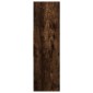 vidaXL Βιβλιοθήκη Καπνιστή Δρυς 97,5x29,5x100 εκ. Επεξεργασμένο Ξύλο