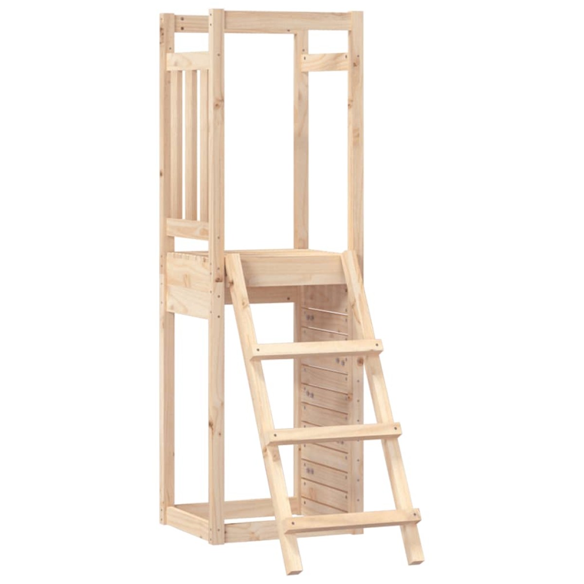 vidaXL Παιδική Χαρά Εξωτερικού Χώρου 53x46,5x169 εκ. Μασίφ Ξύλο Πεύκου