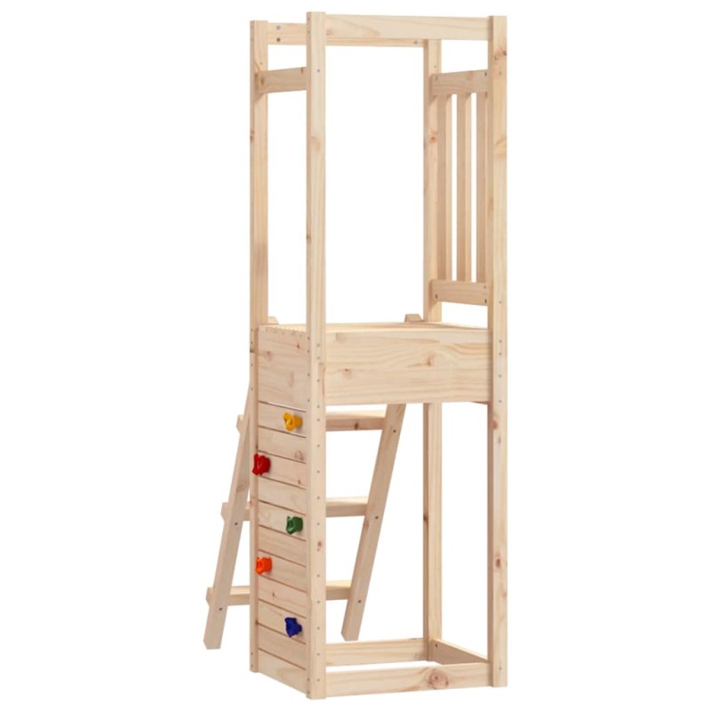 vidaXL Παιδική Χαρά Εξωτερικού Χώρου 53x46,5x169 εκ. Μασίφ Ξύλο Πεύκου