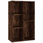 vidaXL Βιβλιοθήκη/Ντουλάπι Καπνιστή Δρυς 50x25x80 εκ. Επεξεργ. Ξύλο