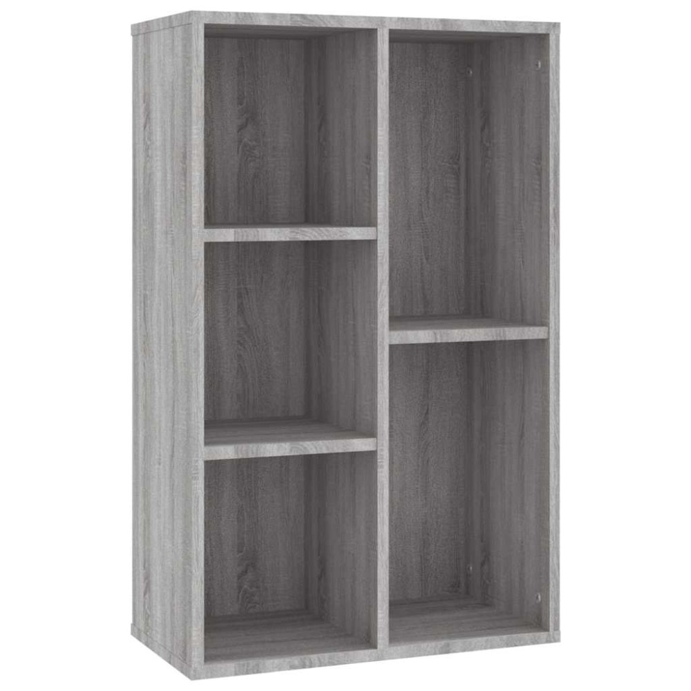 vidaXL Βιβλιοθήκη/Βοηθητικό Ντουλάπι Γκρι Sonoma 50x25x80 εκ Επεξ Ξύλο