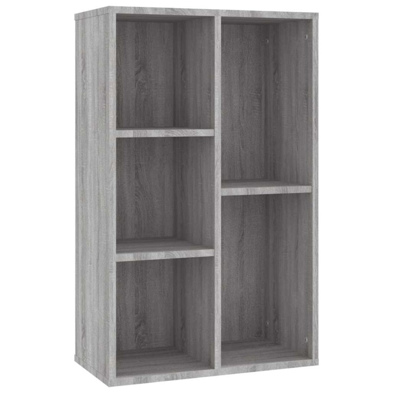 vidaXL Βιβλιοθήκη/Βοηθητικό Ντουλάπι Γκρι Sonoma 50x25x80 εκ Επεξ Ξύλο