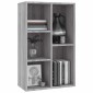 vidaXL Βιβλιοθήκη/Βοηθητικό Ντουλάπι Γκρι Sonoma 50x25x80 εκ Επεξ Ξύλο