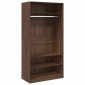 vidaXL Ντουλάπα Καφέ Δρυς 100x50x200 εκ. από Επεξεργασμένο Ξύλο