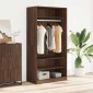 vidaXL Ντουλάπα Καφέ Δρυς 100x50x200 εκ. από Επεξεργασμένο Ξύλο