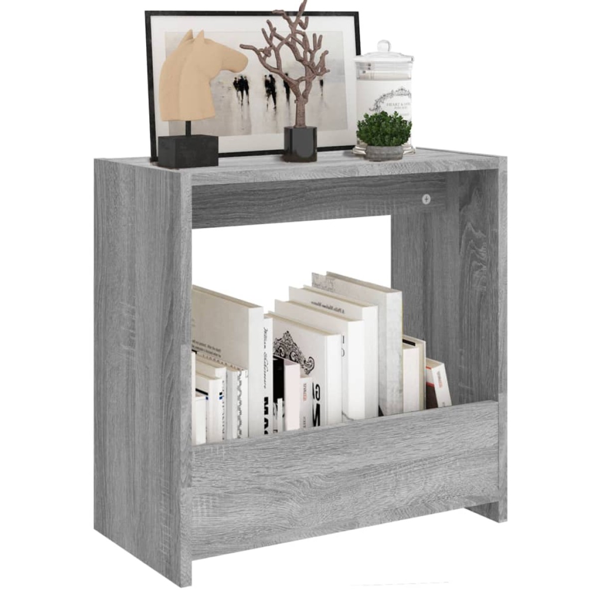 vidaXL Βοηθητικό Τραπέζι Γκρι Sonoma 50x26x50 εκ. Επεξεργασμένο Ξύλο