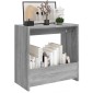 vidaXL Βοηθητικό Τραπέζι Γκρι Sonoma 50x26x50 εκ. Επεξεργασμένο Ξύλο