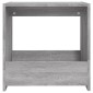vidaXL Βοηθητικό Τραπέζι Γκρι Sonoma 50x26x50 εκ. Επεξεργασμένο Ξύλο