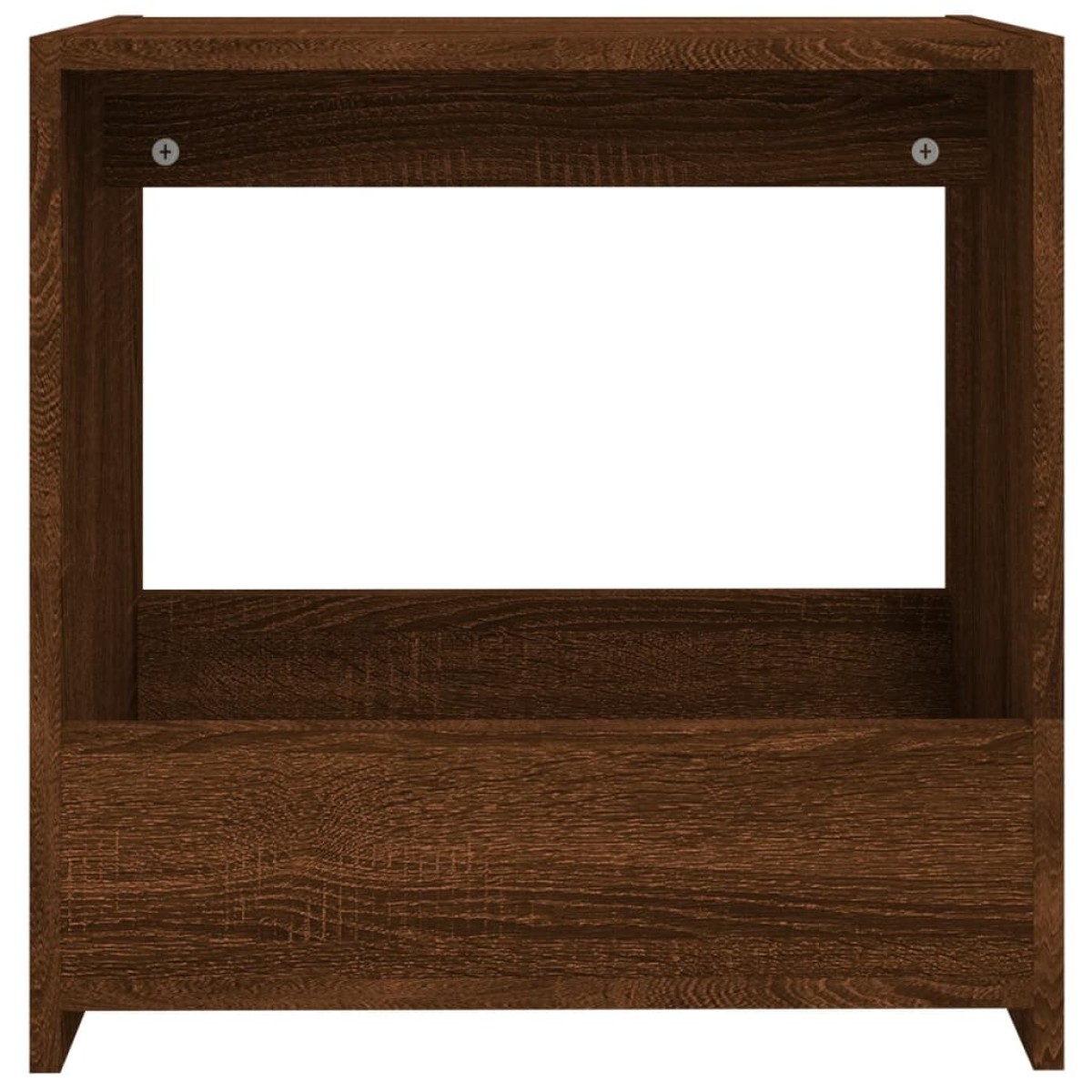 vidaXL Βοηθητικό Τραπέζι Καφέ Δρυς 50x26x50 εκ. Επεξεργασμένο Ξύλο