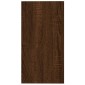 vidaXL Βοηθητικό Τραπέζι Καφέ Δρυς 50x26x50 εκ. Επεξεργασμένο Ξύλο