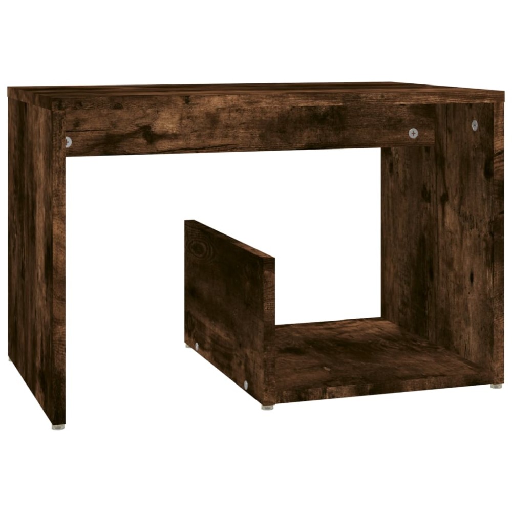 vidaXL Βοηθητικό Τραπέζι Καπνιστή Δρυς 59x36x38 εκ. Επεξεργασμένο Ξύλο