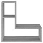 vidaXL Ραφιέρες Τοίχου 2 τεμ. Γκρι Sonoma 50  x 15 x 50 εκ. Επεξ. Ξύλο