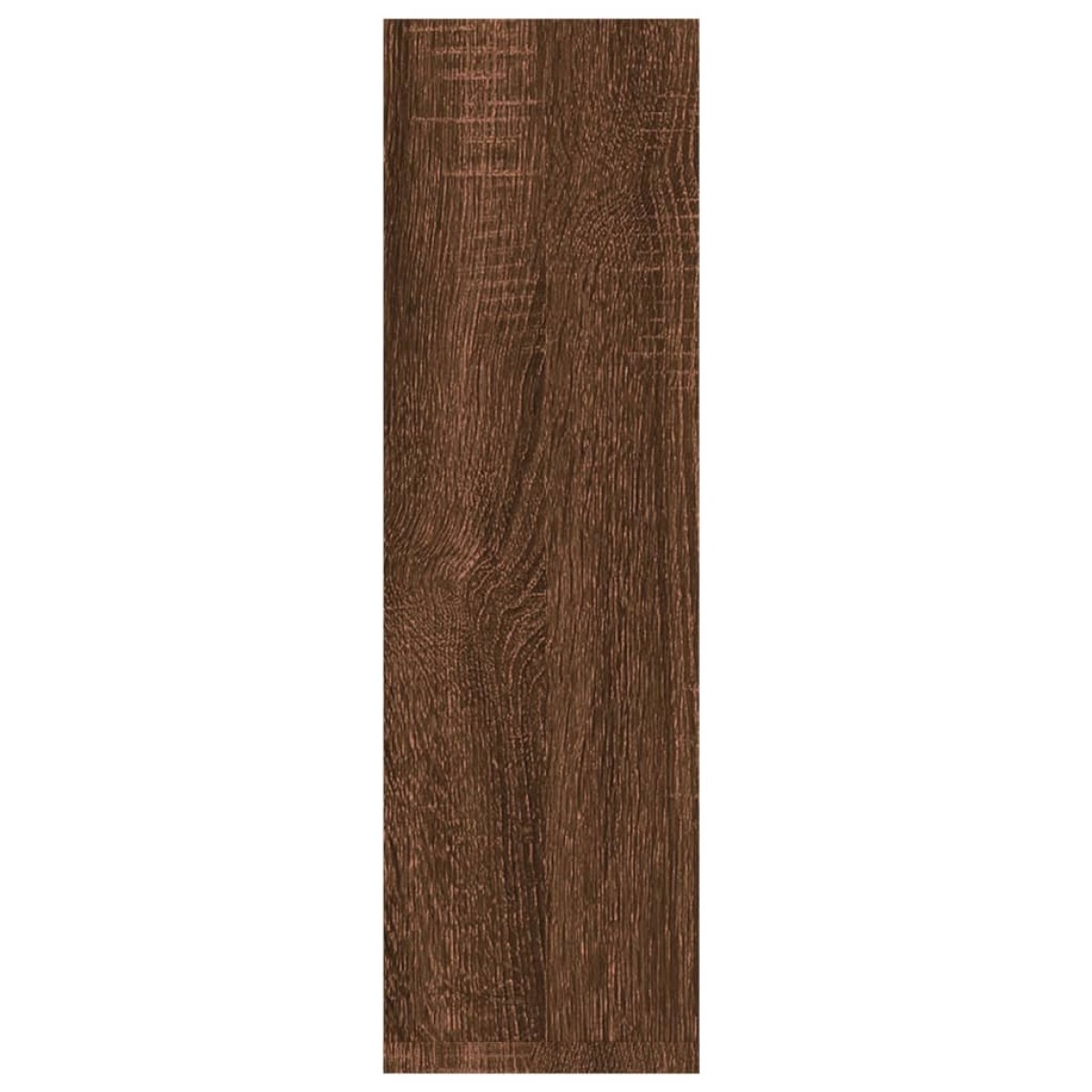 vidaXL Ραφιέρες Τοίχου 2 τεμ. Καφέ Δρυς 50x15x50εκ. Επεξεργασμένο Ξύλο