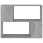 vidaXL Βιβλιοθήκη/Διαχωριστικό Χώρου Γκρι Sonoma 80 x 24 x 63 εκ.