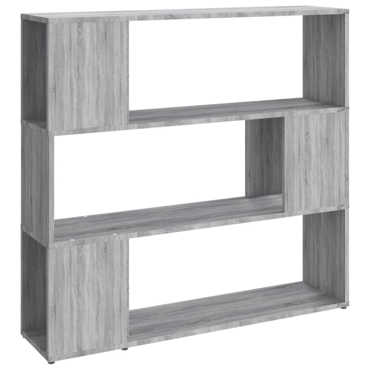 vidaXL Βιβλιοθήκη/Διαχωριστικό Χώρου Γκρι Sonoma 100 x 24 x 94 εκ.
