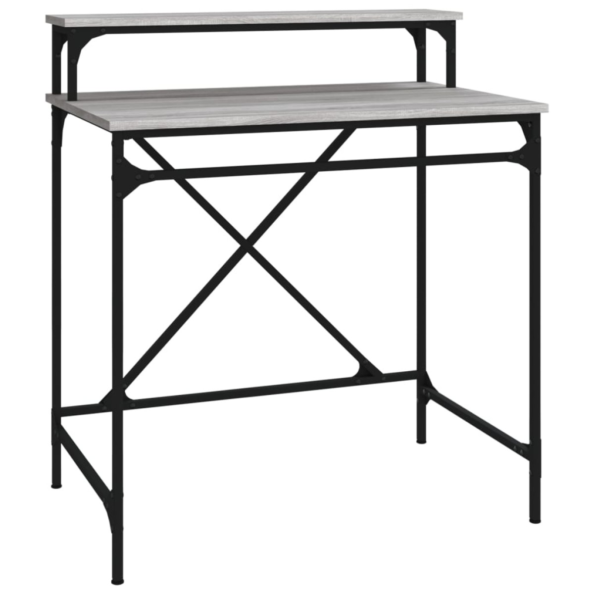 vidaXL Γραφείο Γκρι Sonoma 80x50x90 εκ. από Επεξεργασμένο Ξύλο