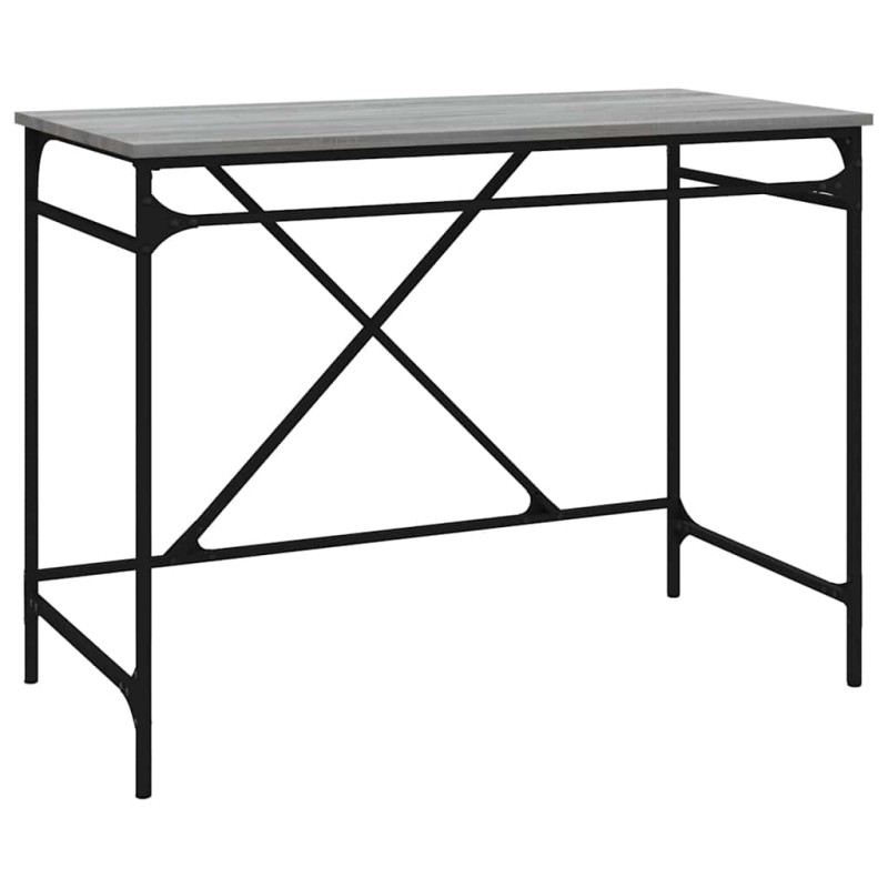 vidaXL Γραφείο Γκρι Sonoma 100 x 50 x 75 εκ. από Επεξεργασμένο Ξύλο