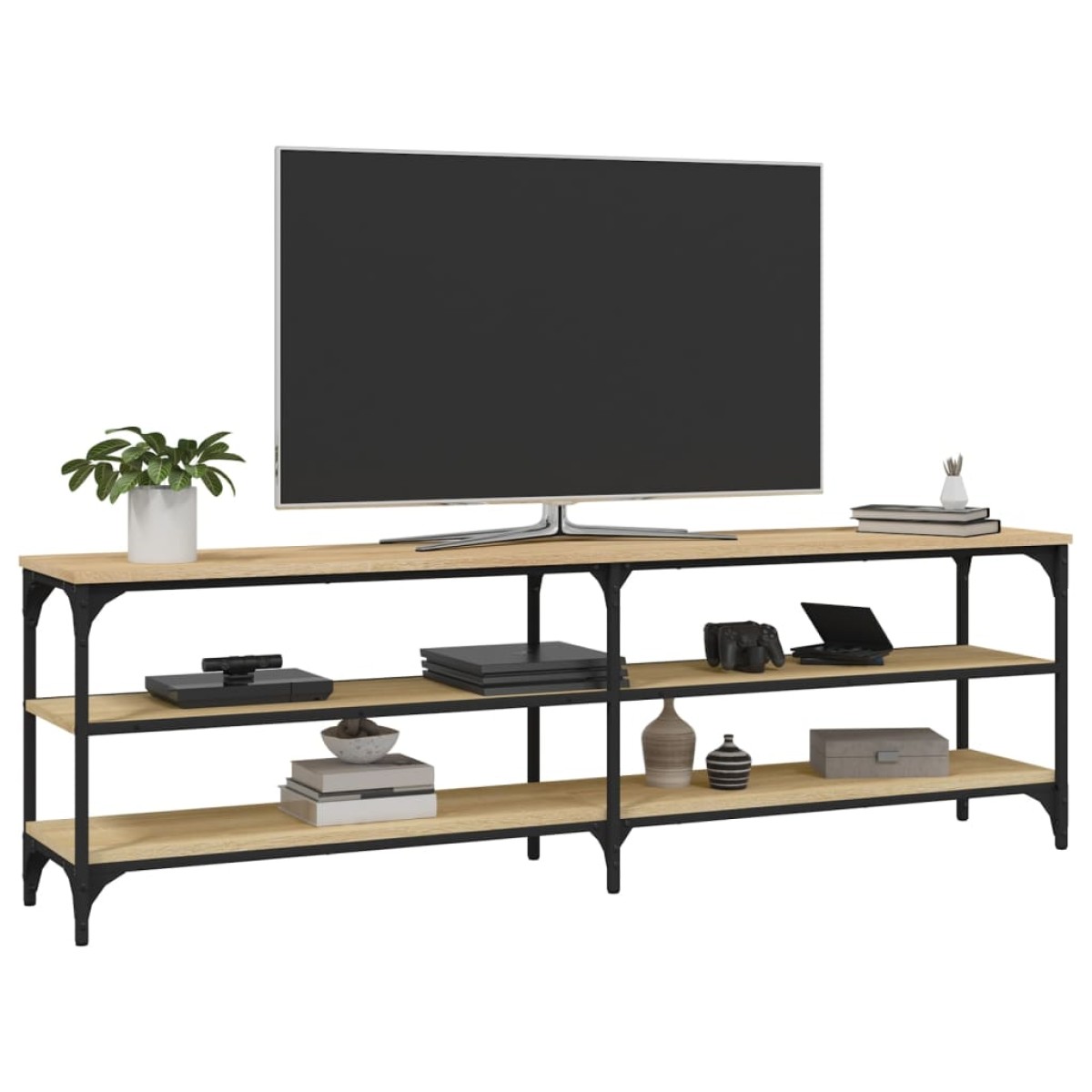 vidaXL Έπιπλο Τηλεόρασης Sonoma Δρυς 160x30x50 εκ. Επεξ. Ξύλο