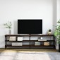 vidaXL Έπιπλο Τηλεόρασης Καφέ Δρυς 180x30x50 εκ. Επεξεργασμένο Ξύλο