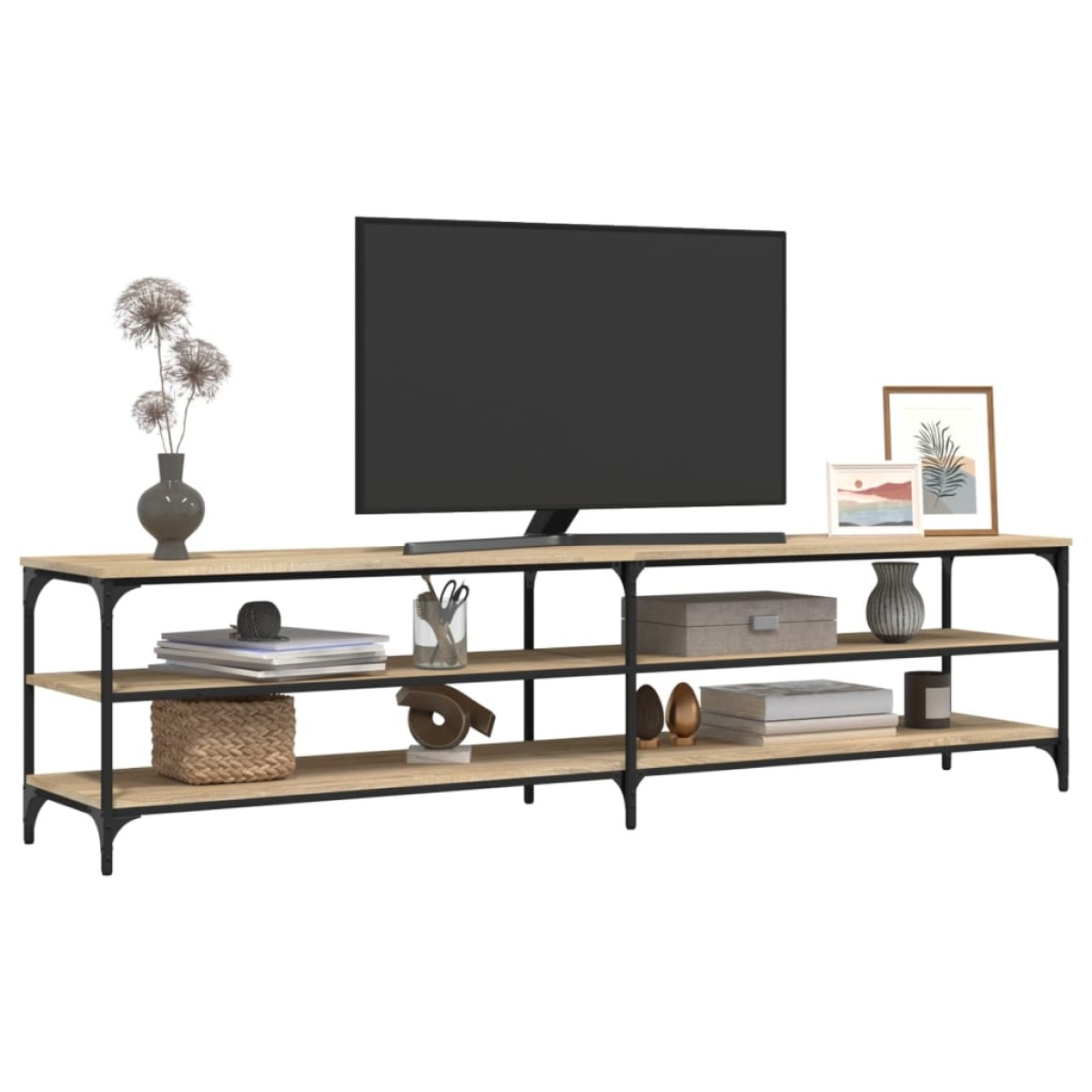 vidaXL Έπιπλο Τηλεόρασης Sonoma Δρυς 200x30x50 εκ. Επεξ. Ξύλο