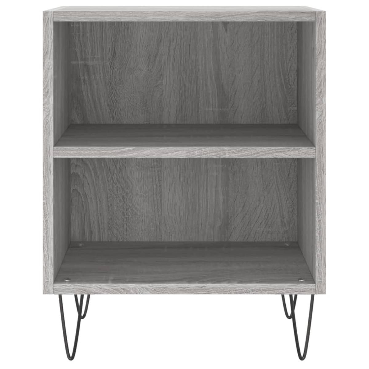 vidaXL Κομοδίνα 2 τεμ. Sonoma Γκρι 40x30x50 εκ. από Επεξεργασμένο Ξύλο
