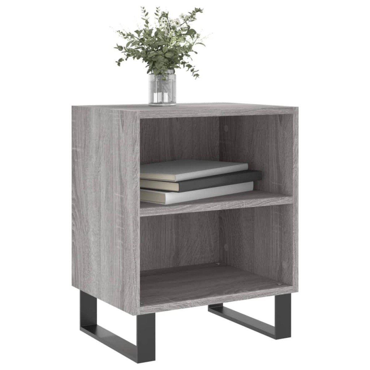 vidaXL Κομοδίνα 2 τεμ. Sonoma Γκρι 40x30x50 εκ. από Επεξεργασμένο Ξύλο