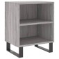 vidaXL Κομοδίνα 2 τεμ. Sonoma Γκρι 40x30x50 εκ. από Επεξεργασμένο Ξύλο