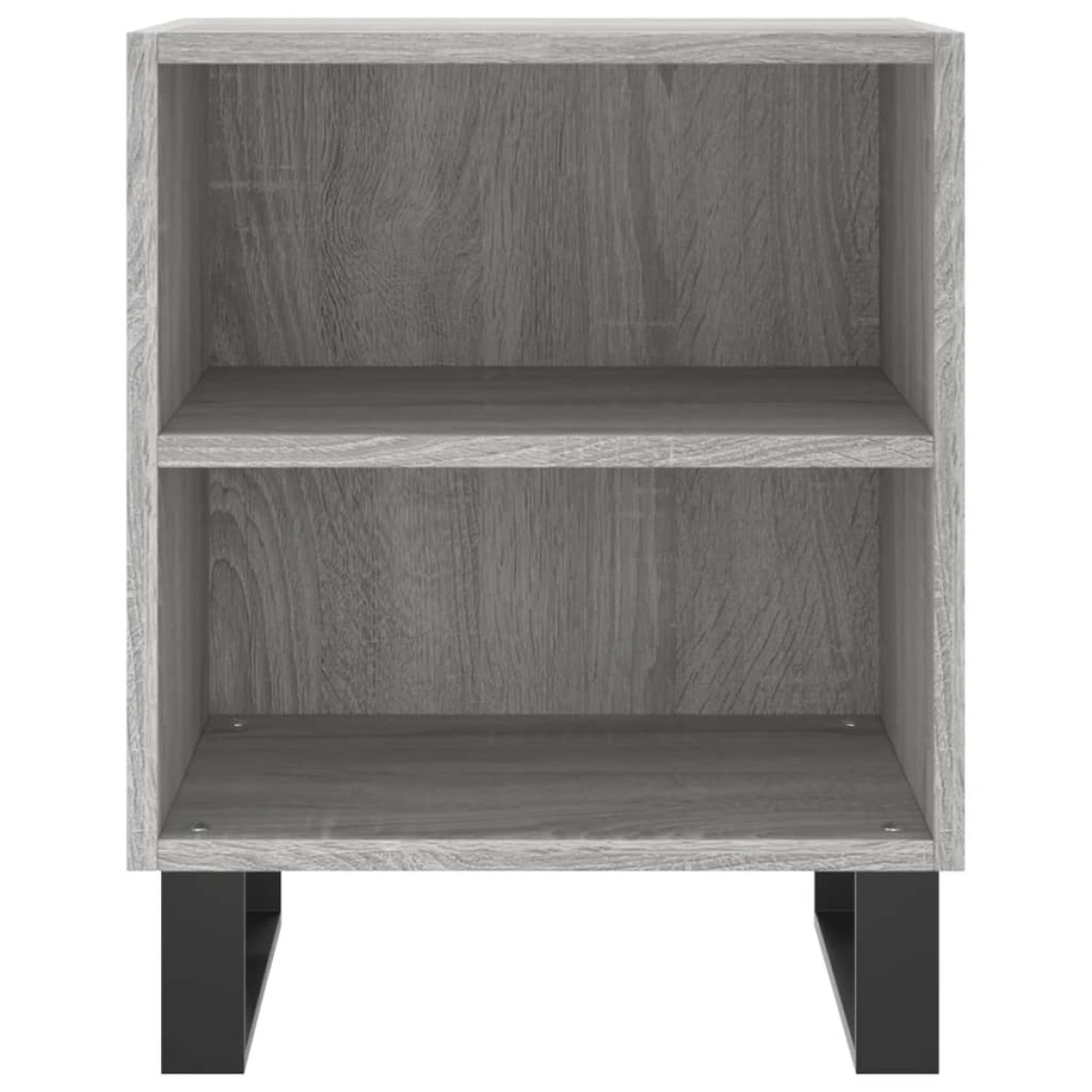 vidaXL Κομοδίνα 2 τεμ. Sonoma Γκρι 40x30x50 εκ. από Επεξεργασμένο Ξύλο