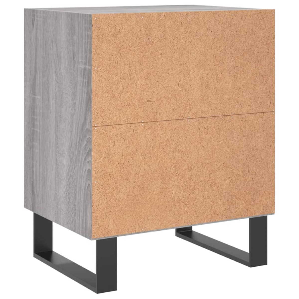 vidaXL Κομοδίνα 2 τεμ. Sonoma Γκρι 40x30x50 εκ. από Επεξεργασμένο Ξύλο