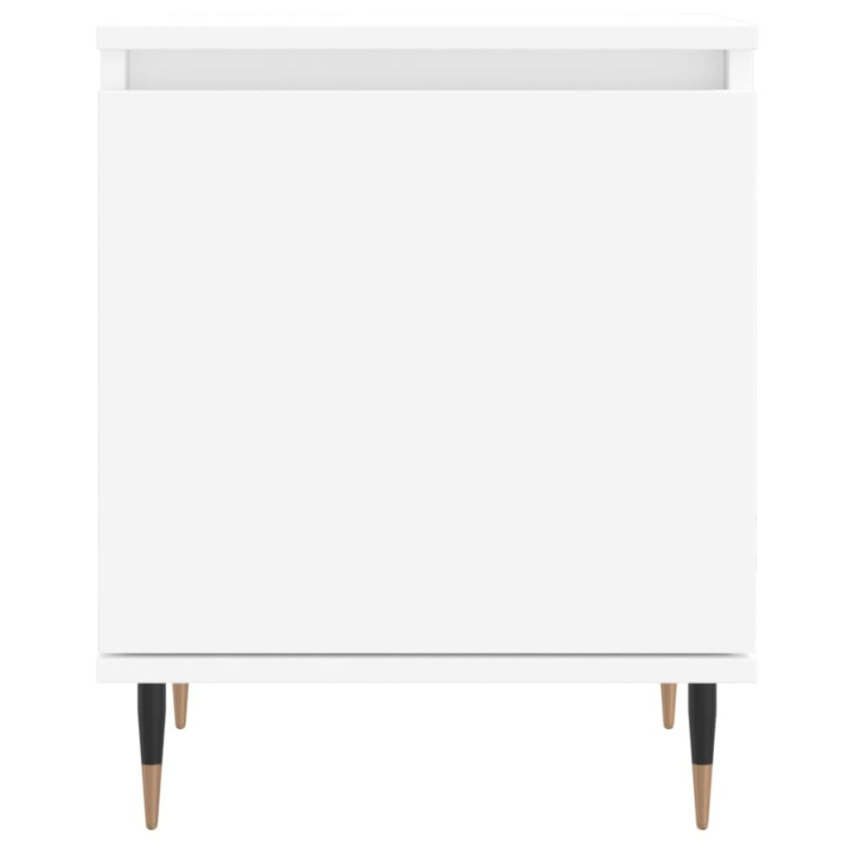 vidaXL Κομοδίνα 2 τεμ. Λευκά 40 x 30 x 50 εκ. από Επεξεργασμένο Ξύλο