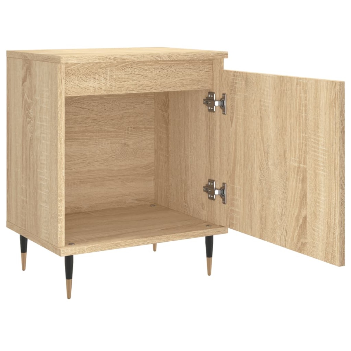 vidaXL Κομοδίνα 2 τεμ. Sonoma Δρυς 40x30x50 εκ. από Επεξεργασμένο Ξύλο