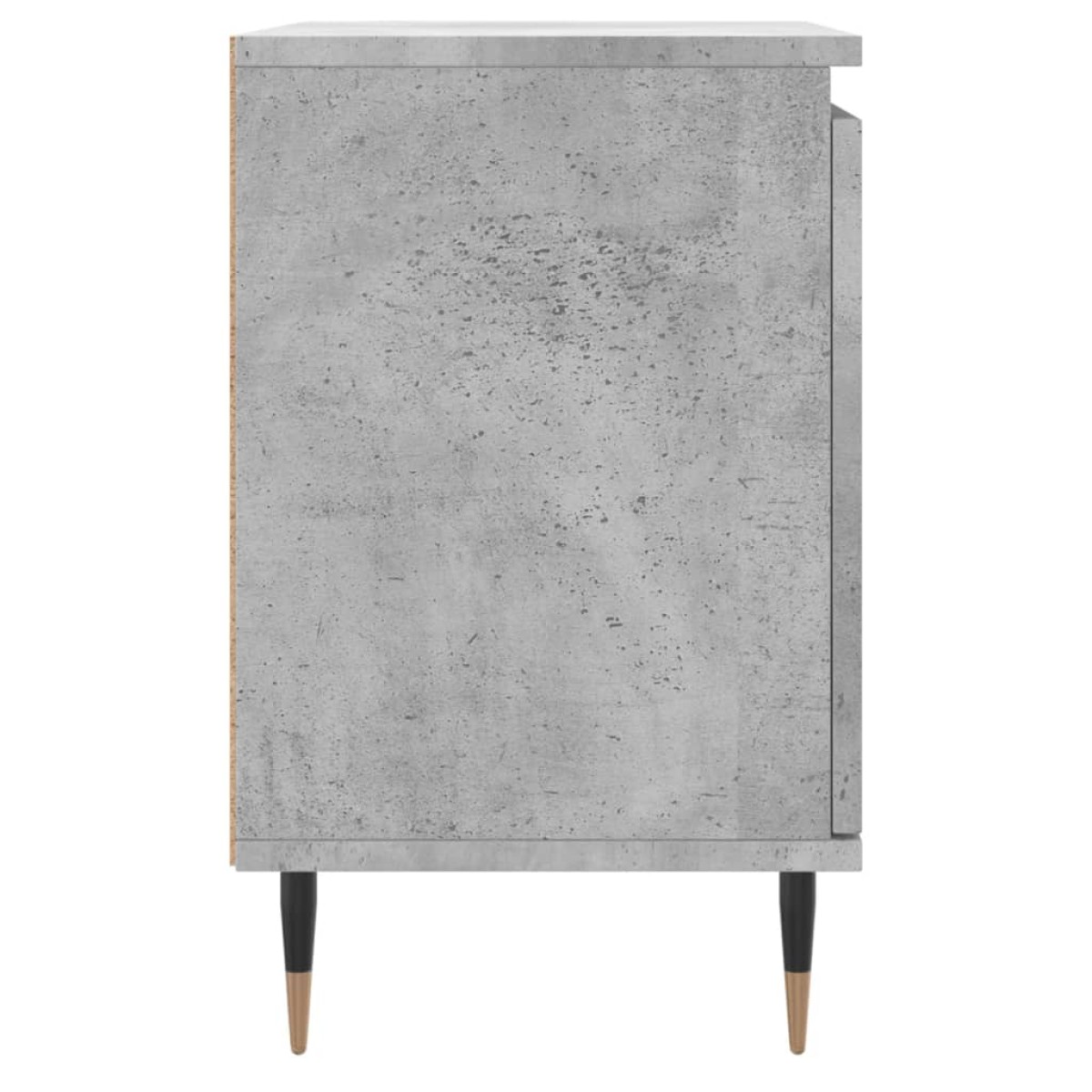 vidaXL Κομοδίνα 2 τεμ. Γκρι Σκυρ. 40x30x50 εκ. από Επεξεργασμένο Ξύλο