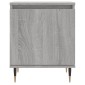 vidaXL Κομοδίνο Sonoma Γκρι 40 x 30 x 50 εκ. από Επεξεργασμένο Ξύλο