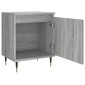 vidaXL Κομοδίνο Sonoma Γκρι 40 x 30 x 50 εκ. από Επεξεργασμένο Ξύλο