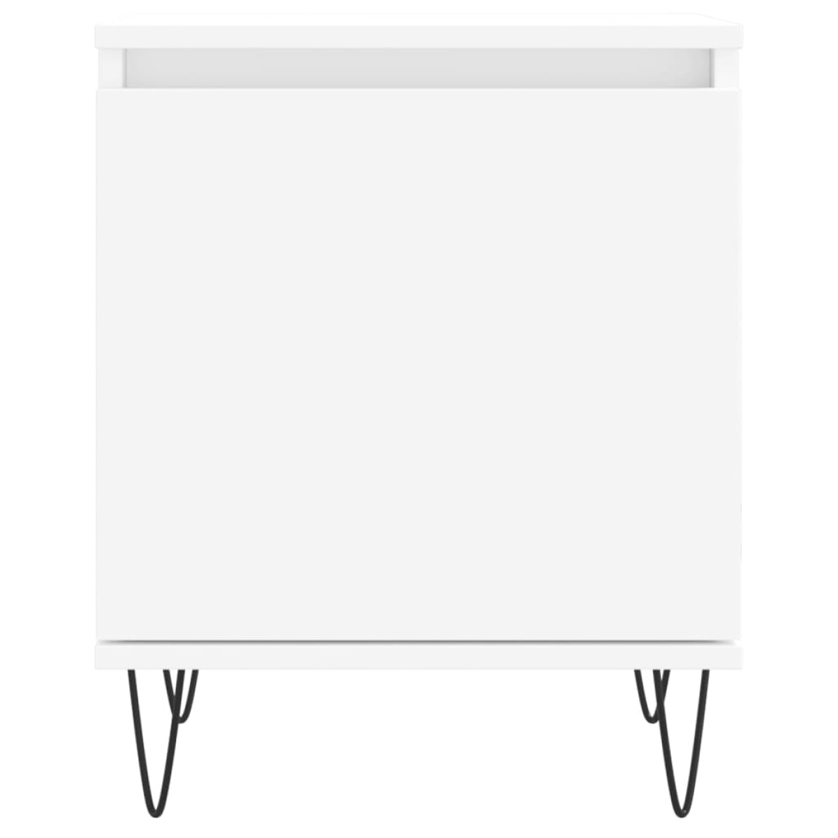 vidaXL Κομοδίνα 2 τεμ. Λευκά 40 x 30 x 50 εκ. από Επεξεργασμένο Ξύλο