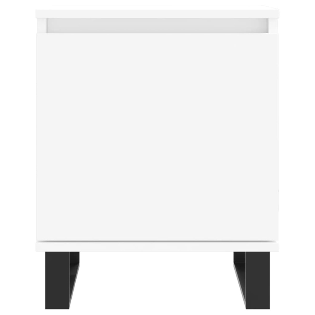 vidaXL Κομοδίνα 2 τεμ. Λευκά 40 x 30 x 50 εκ. από Επεξεργασμένο Ξύλο