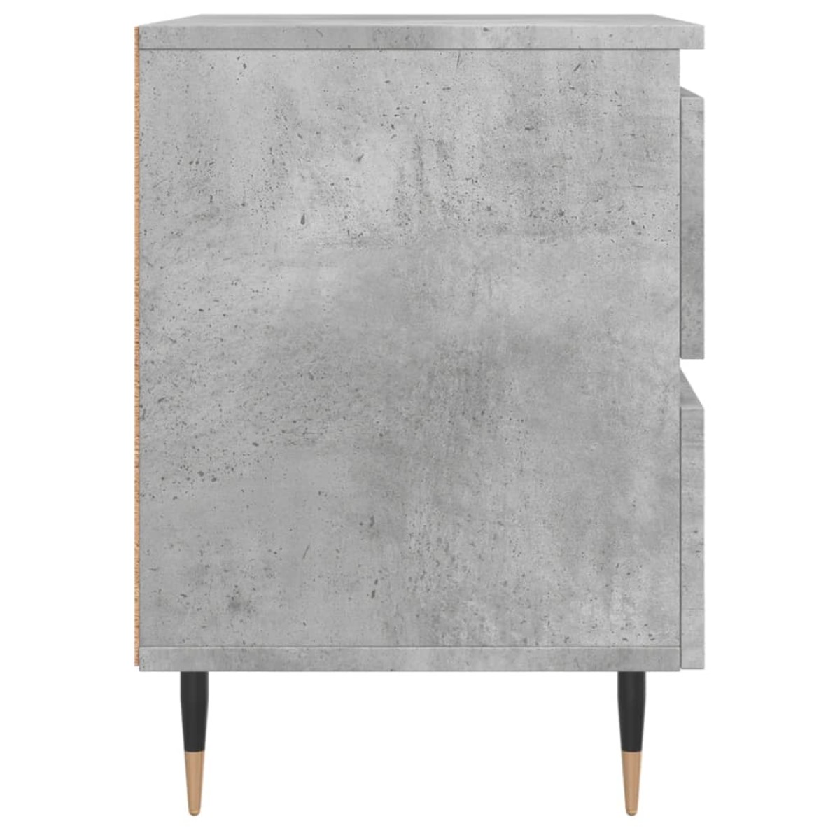 vidaXL Κομοδίνο Γκρι Σκυροδέματος 40x35x50 εκ. από Επεξεργασμένο Ξύλο