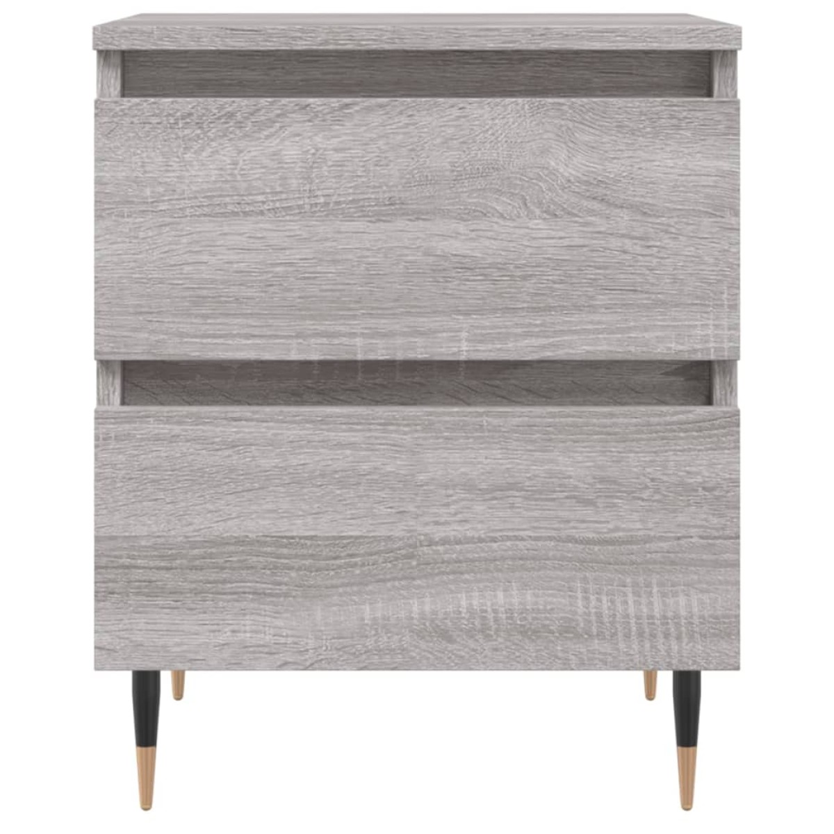 vidaXL Κομοδίνο Γκρι Sonoma 40 x 35 x 50 εκ. από Επεξεργασμένο Ξύλο