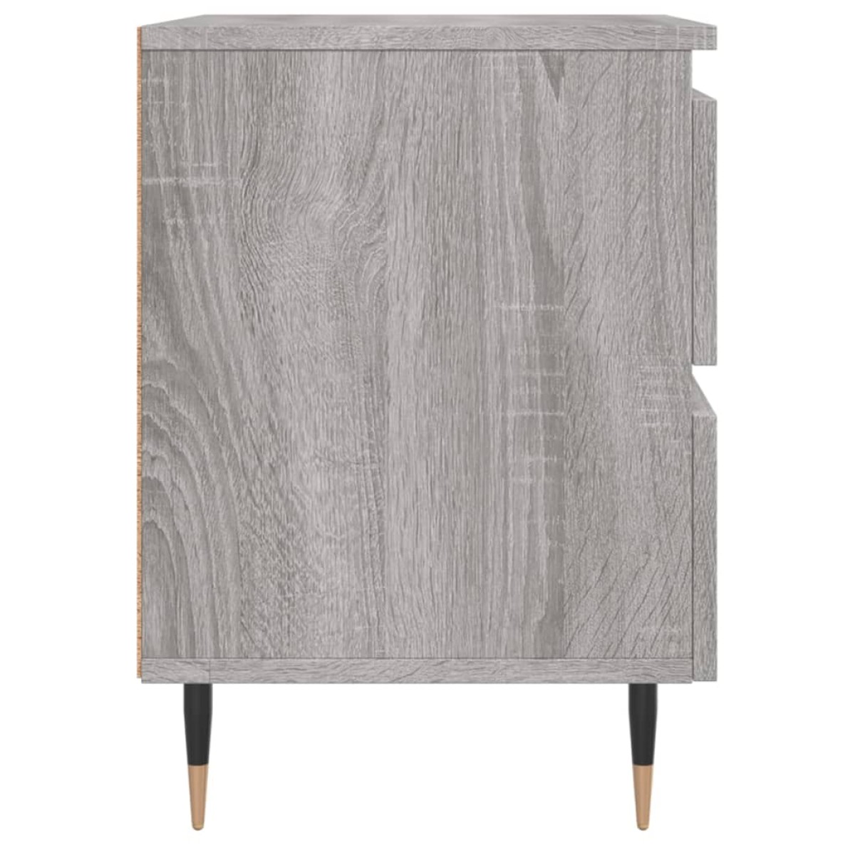 vidaXL Κομοδίνο Γκρι Sonoma 40 x 35 x 50 εκ. από Επεξεργασμένο Ξύλο