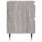 vidaXL Κομοδίνο Γκρι Sonoma 40 x 35 x 50 εκ. από Επεξεργασμένο Ξύλο