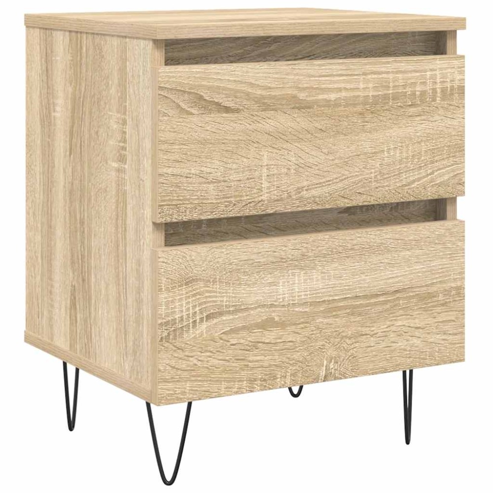 vidaXL Κομοδίνο Sonoma Δρυς 40x35x50 εκ. από Επεξεργασμένο Ξύλο