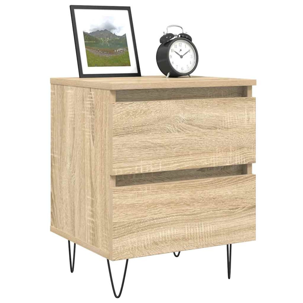 vidaXL Κομοδίνο Sonoma Δρυς 40x35x50 εκ. από Επεξεργασμένο Ξύλο