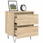 vidaXL Κομοδίνο Sonoma Δρυς 40x35x50 εκ. από Επεξεργασμένο Ξύλο