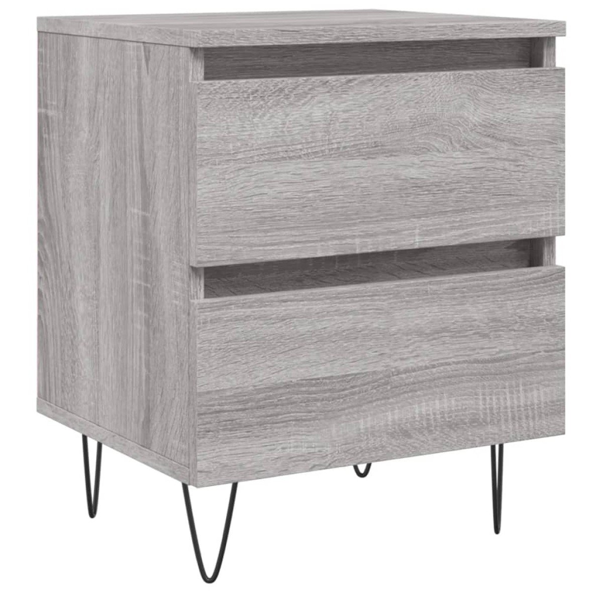 vidaXL Κομοδίνο Γκρι Sonoma 40 x 35 x 50 εκ. από Επεξεργασμένο Ξύλο