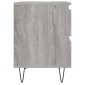 vidaXL Κομοδίνο Γκρι Sonoma 40 x 35 x 50 εκ. από Επεξεργασμένο Ξύλο