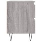 vidaXL Κομοδίνα 2 τεμ. Γκρι Sonoma 40x35x50 εκ. από Επεξεργασμένο Ξύλο